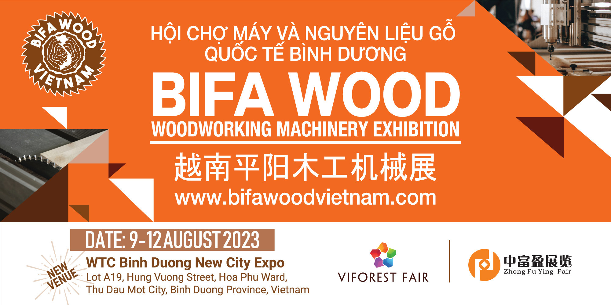 Hội Chợ Máy Móc Thiết Bị - Nguyên Phụ Liệu Ngành Gỗ Và Nội Thất Quốc Tế Bình Dương - BIFA Wood Vietnam 2023 - Trang chủ - Hawa