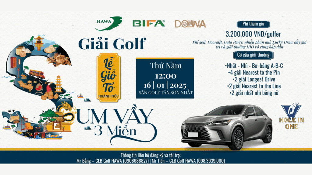 Giải Golf hướng đến Lễ Giỗ Tổ Ngành Mộc 2025 2 giai golf huong den le gio to nganh moc 2025