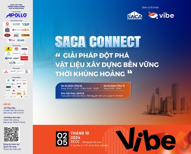 SACA CONNECT – Giải pháp đột phá vật liệu xây dựng bền vững thời khủng hoảng 1 460268095 122163364292246396 3611301006900151319 n