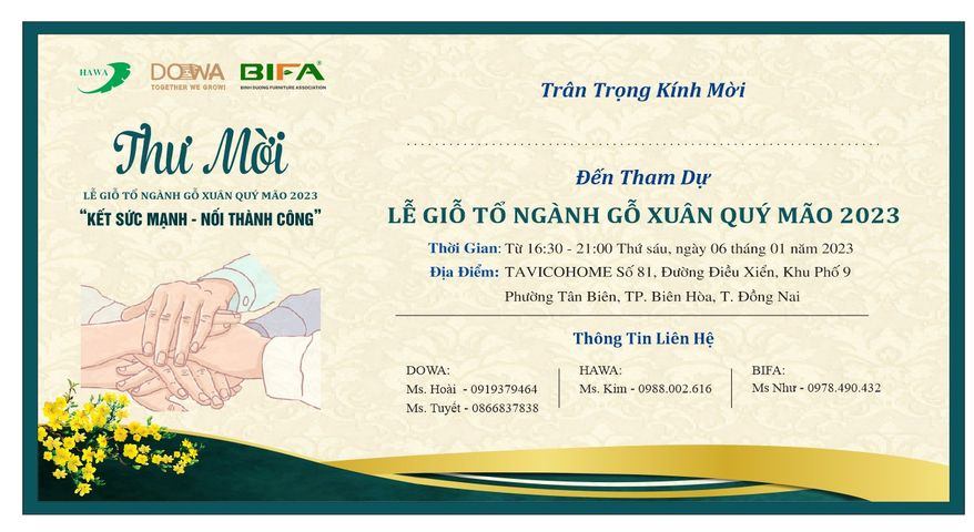 Lễ Giỗ Tổ ngành Gỗ Xuân Quý Mão 1 a 2