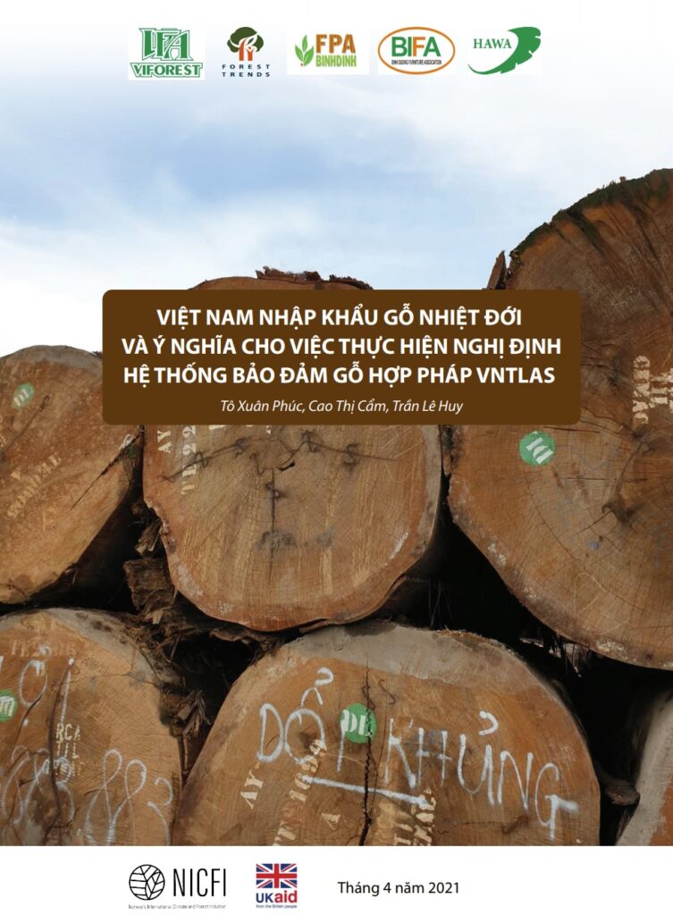 Việt Nam nhập khẩu gỗ nhiệt đới và ý nghĩa cho việc thực hiện Nghị định hệ thống bảo đảm gỗ hợp pháp VNTLAS 4 bia 1 4VVjV