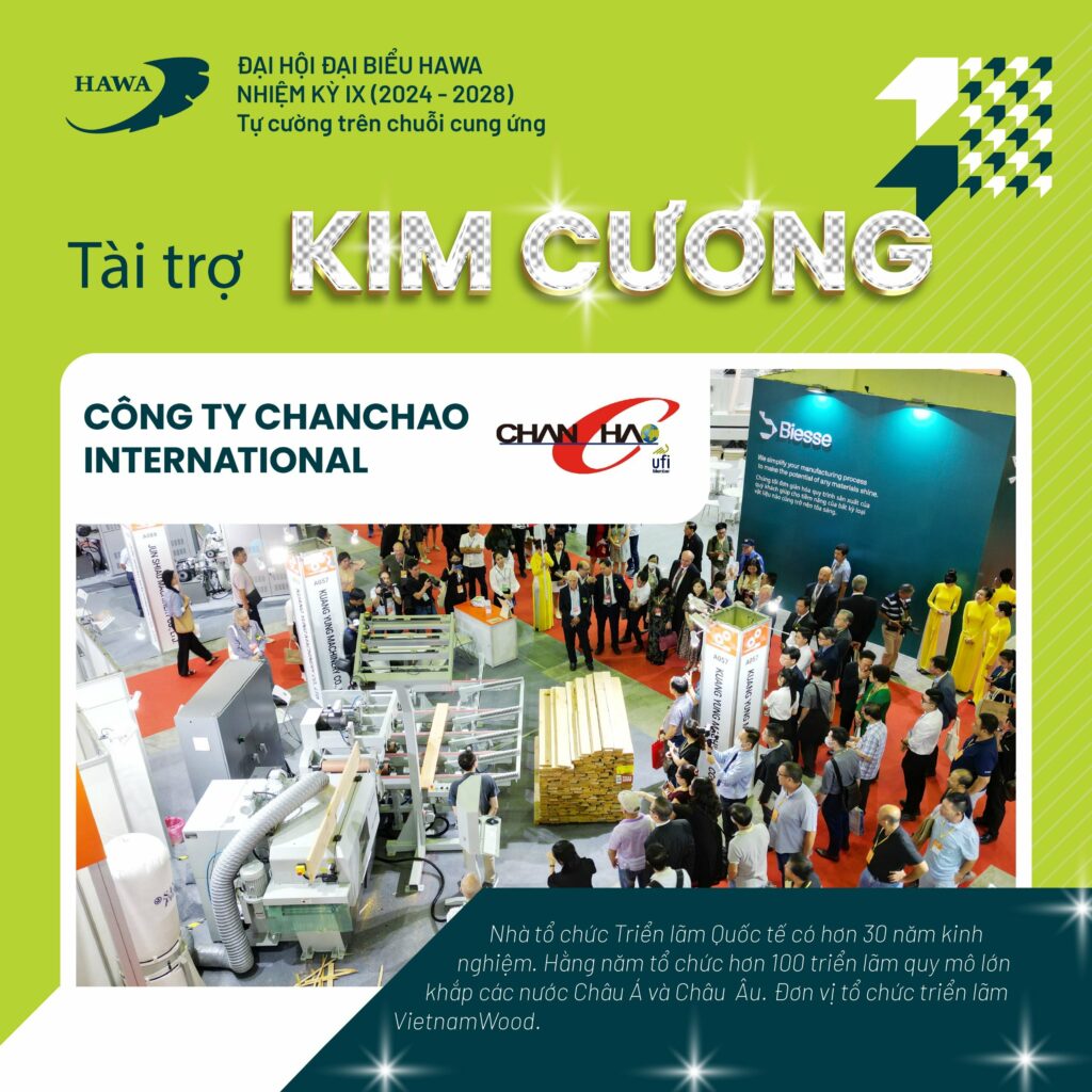 CHANCHAO INTERNATIONAL - Nhà tài trợ kim cương của Đại hội đại biểu HAWA nhiệm kỳ IX 2 chanchao kim cuong