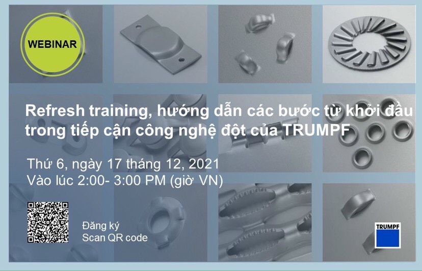 Refesh training, hướng dẫn các bước từ khởi đầu tiếp cận công nghệ đột của TRUMPF 1 d5d1f2b82c2ee170b83f