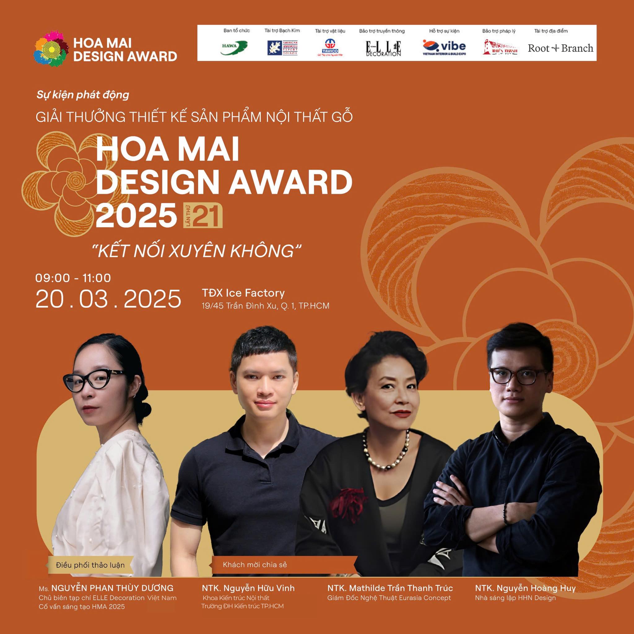 Khởi động Giải Thưởng Thiết Kế Sản Phẩm Nội Thất Gỗ - Hoa Mai Design Award 2025 1 khoi dong hoa mai