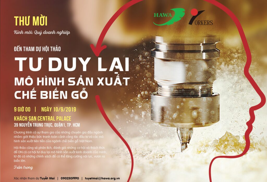 Hội thảo "Tư duy lại – Mô hình sản xuất chế biến gỗ" 1 poster 2 hoi thao ngay 1009 O00jv