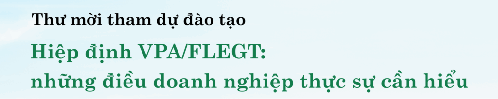 Đào tạo - VPA/FLEGT - những điều doanh nghiệp thực sự cần hiểu 1 tua