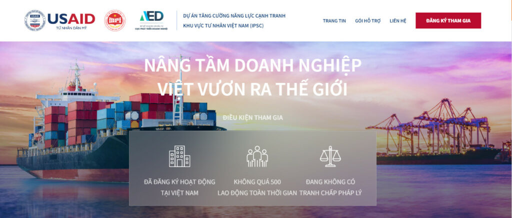 Dự án tăng cường năng lực cạnh tranh khu vực tư nhân Việt Nam IPSC 1 z4028519764948 d1db7162be358325f022737fa867e453