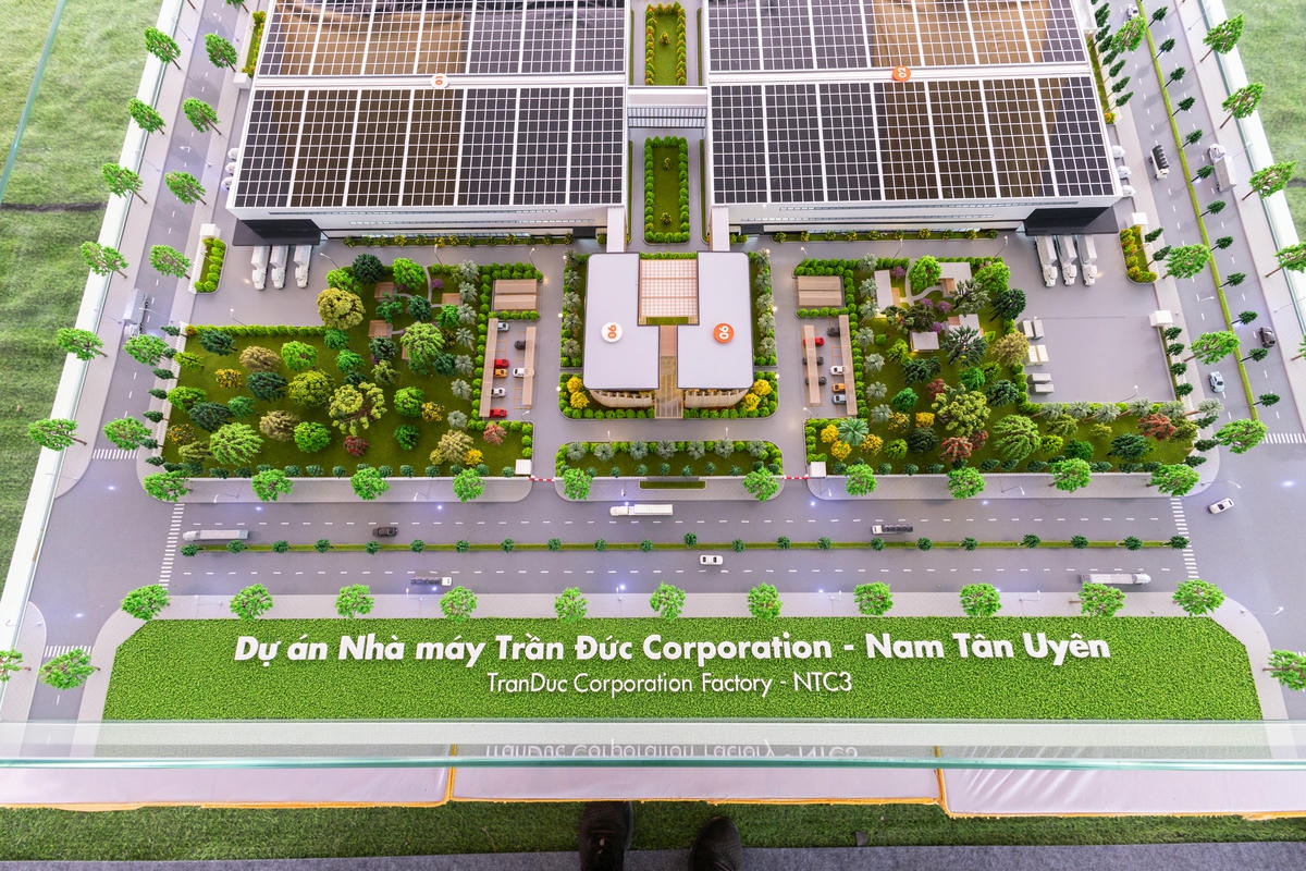 Trần Đức khởi công nhà máy Net Zero tại Nam Tân Uyên