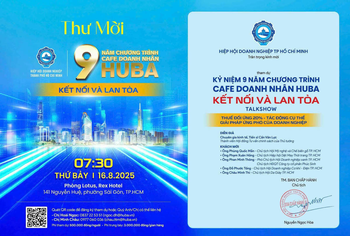 Talkshow: Giải mã thuế đối ứng 20% và chiến lược ứng phó của doanh nghiệp Việt