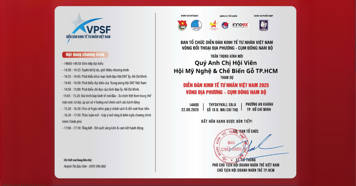 Diễn đàn Kinh tế tư nhân Việt Nam 2025 (VPSF 2025) “Khai phóng tiềm năng – Kiến tạo tương lai Việt”
