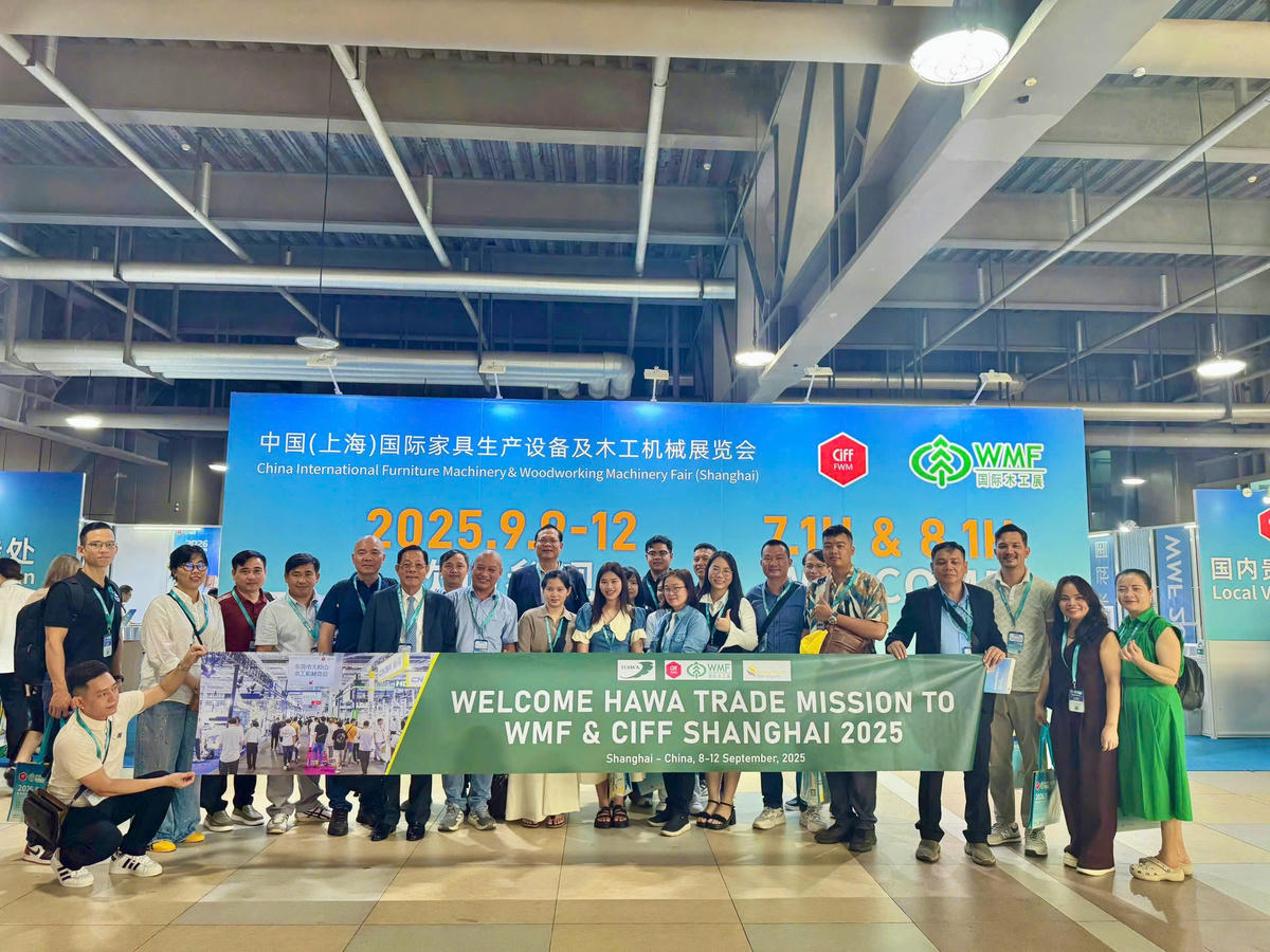 Đoàn DN Hội viên HAWA khởi động hành trình tại WMF & CIFF Thượng Hải 2025