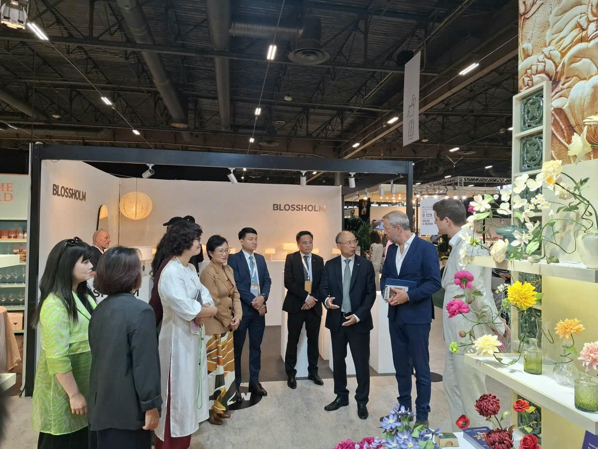 Khai trương gian hàng Việt Nam tại triển lãm quốc tế Maison&Objet ở Pháp