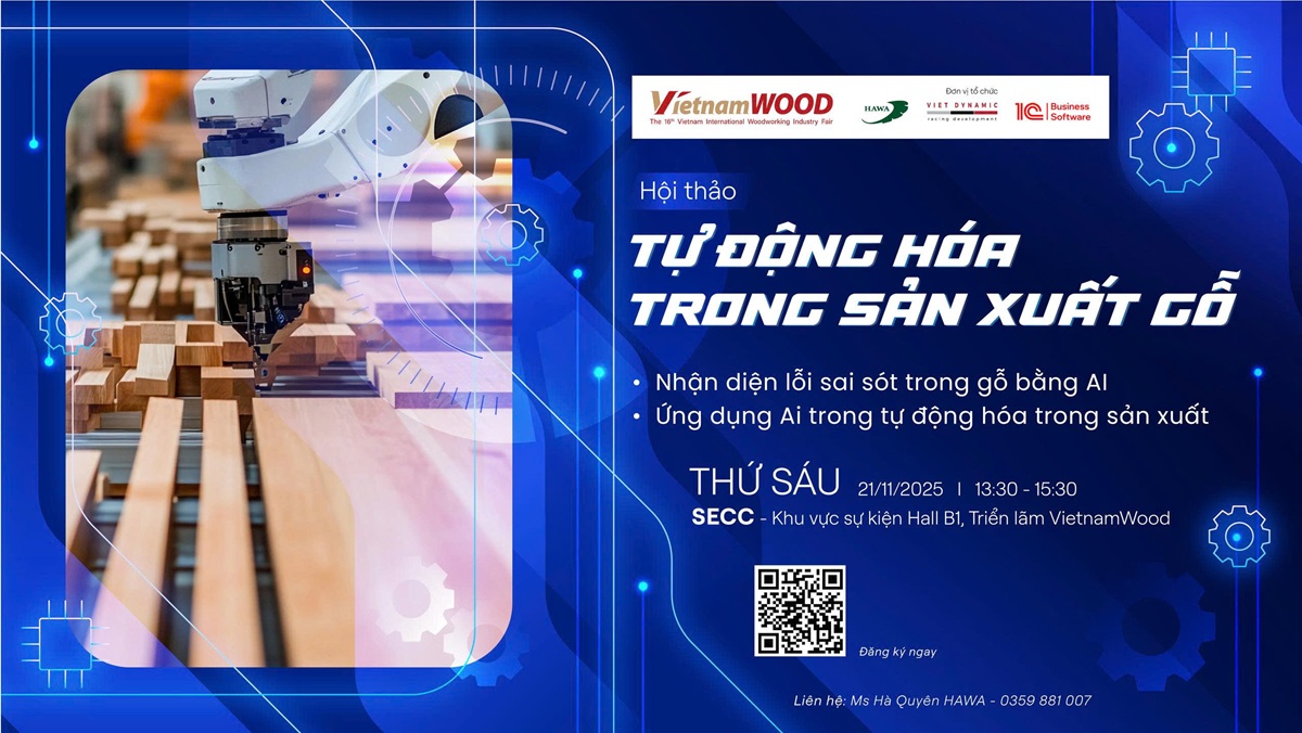 tự động hóa sản xuất gỗ