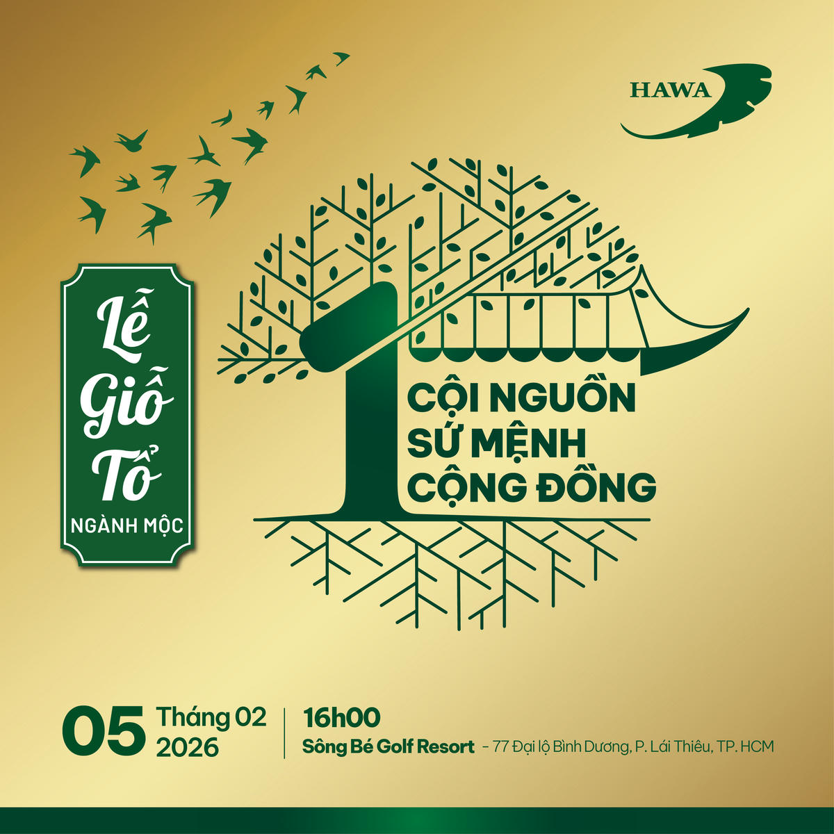 Lễ giỗ tổ ngành mộc 2026: 1 Cội nguồn - 1 Sứ mệnh - 1 Cộng đồng