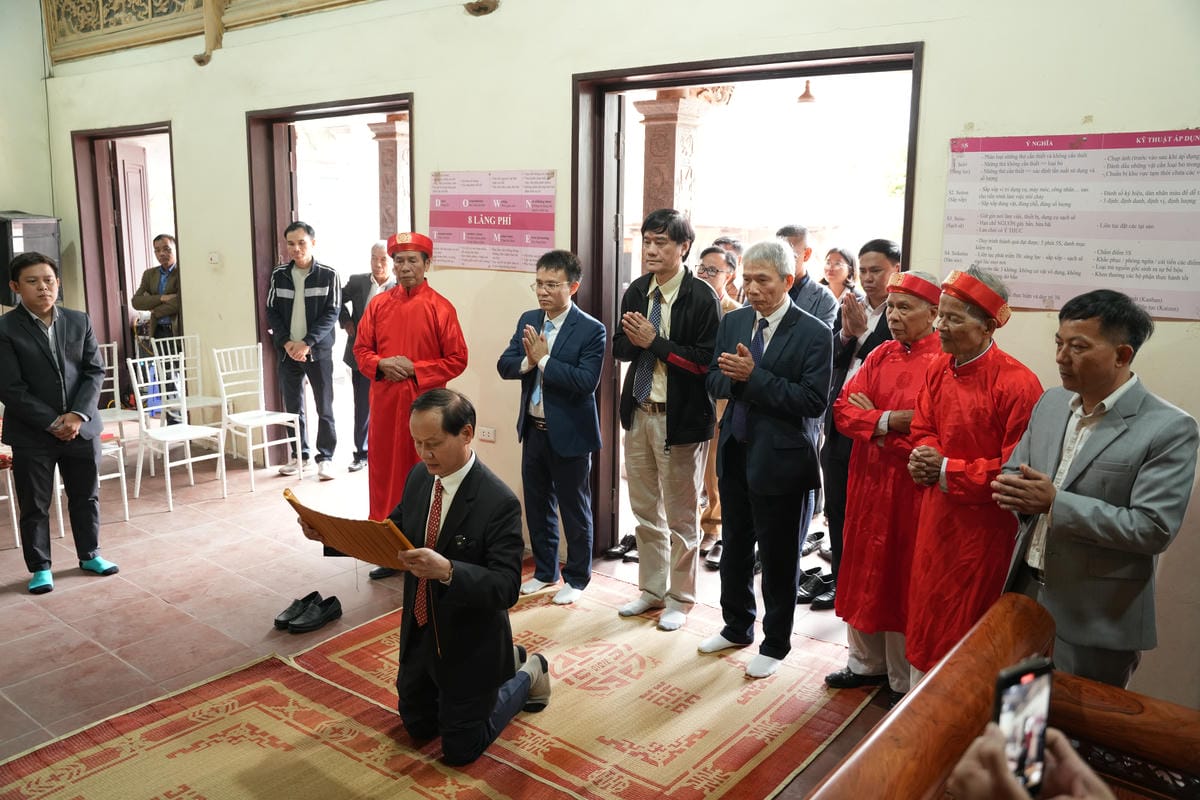 Về Liên Hà thắp nén tâm hương – Khởi đầu hành trình tri ân Tổ nghề ngành Mộc 