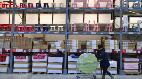 A shopper looks around in a store of Ikea in Gwangmyeong, south of Seoul, on December 18, 2014. Global furniture giant Ikea opened its first store in South Korea a much-anticipated market entry that has stumbled at a number of commercial and cultural hurdles along the way. AFP PHOTO / JUNG YEON-JE        (Photo credit should read JUNG YEON-JE/AFP via Getty Images)