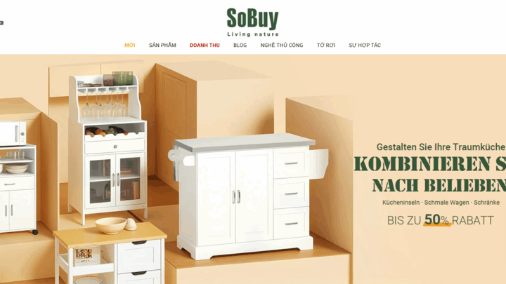 Sobuy - hệ thống thương mại điện tử Châu Âu
