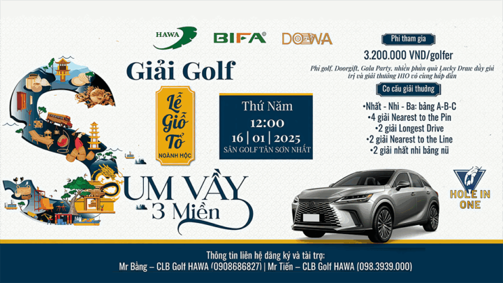 Giải Golf hướng đến Lễ Giỗ Tổ Ngành Mộc 2025
