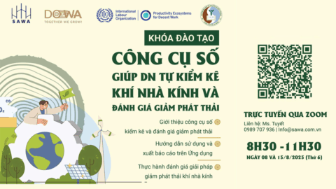 Khóa Đào Tạo Trực Tuyến: Công cụ số giúp doanh nghiệp tự kiểm kê khí nhà kính & đánh giá giảm phát thải