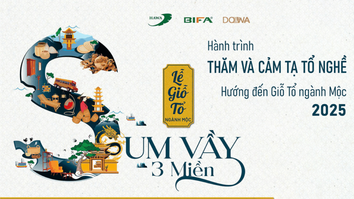 [Lễ giỗ tổ nghề Mộc 2025] Hành trình thăm & cảm tạ Tổ Nghề 3 miền
