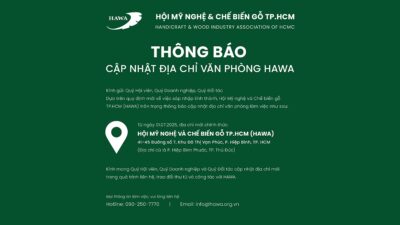 thay đổi địa chỉ văn phòng hawa
